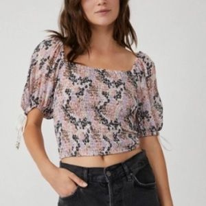 Free people back on top crop top soft combo new with tags